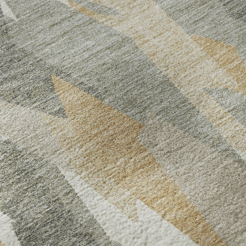 Tapis lavable à la machine de qualité supérieure Mayfield AMF2329, Étain, 10 pi x 14 pi
