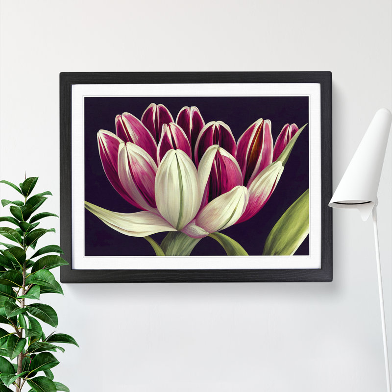 Soulful Flower - Framed Print, Black, 46cm H x 64cm W x 2cm D