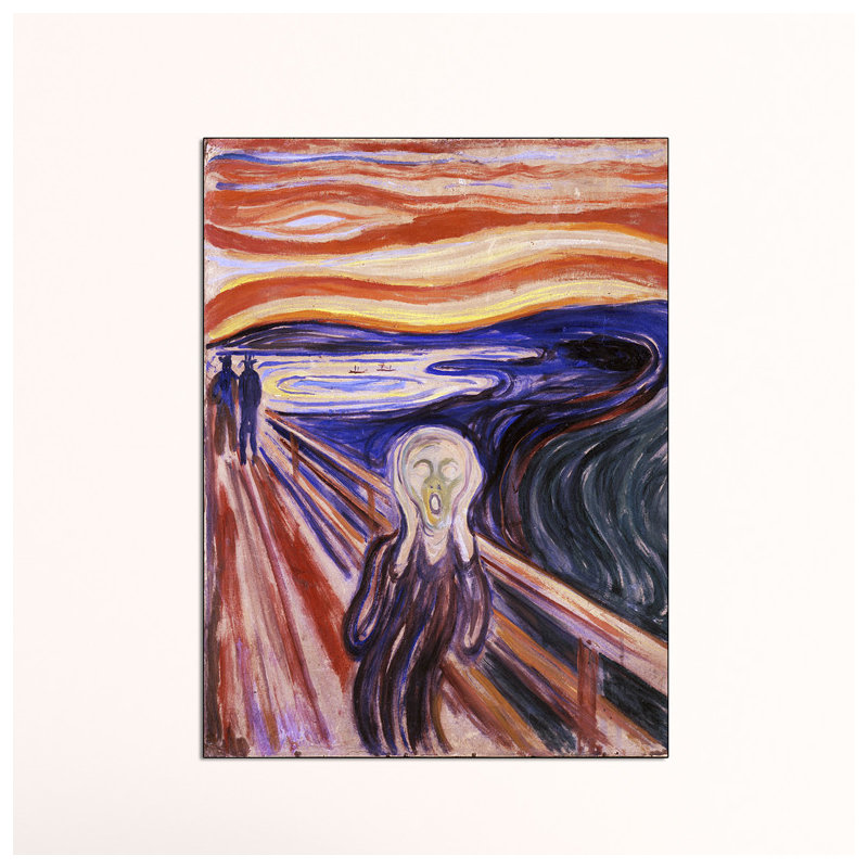 Edvard Munch - Wrapped Canvas Painting, 120cm H x 90cm W x 1.8cm D