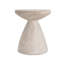 Table d'appoint en forme de sablier