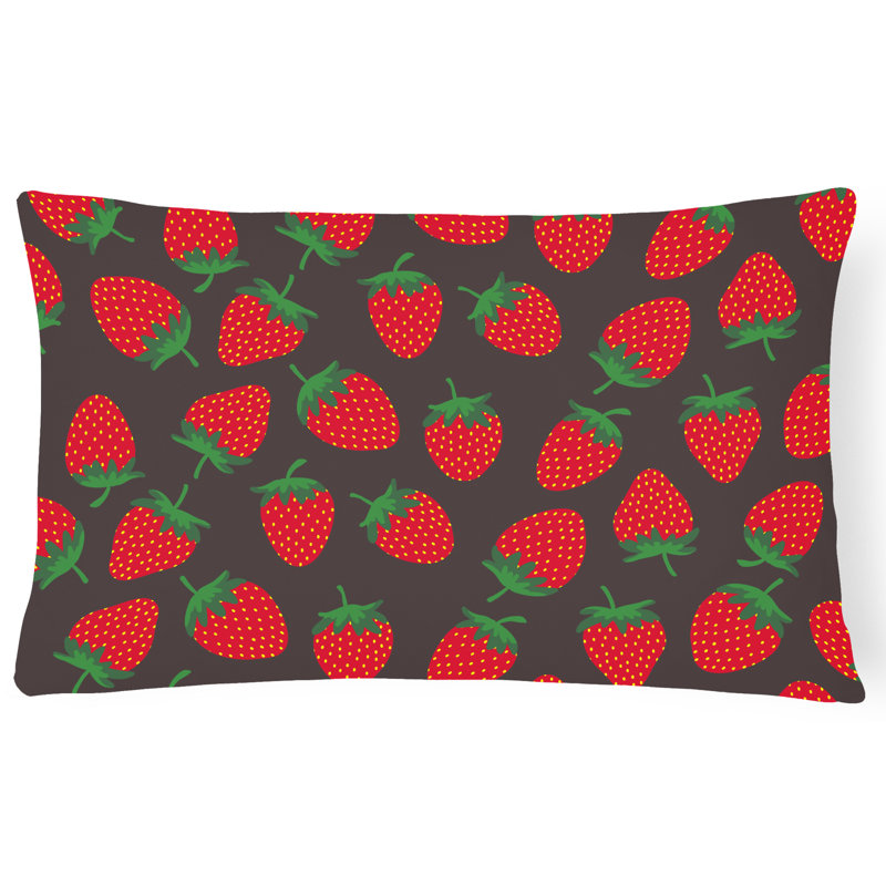  Fraises sur coussin lombaire