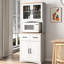 Armoire de rangement de cuisine blanche
