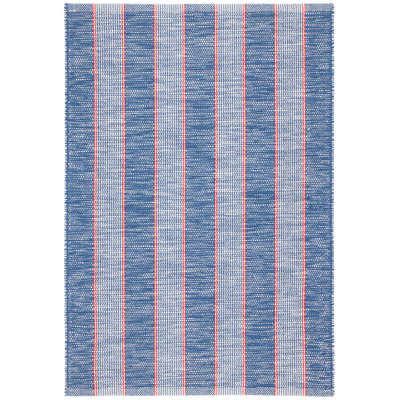 Hillsgrove Stripe Denim Handwoven Cotton Rug