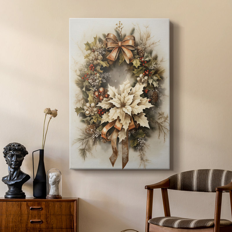 Art de Noël de Noël - galerie Cavas sur mesure, H 18 po x l 12 po