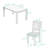 7-Piece Dining Table Set with 6 Chairs