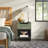 Jaqualine 1-Drawer Nightstand with Storage Cubby-65282566