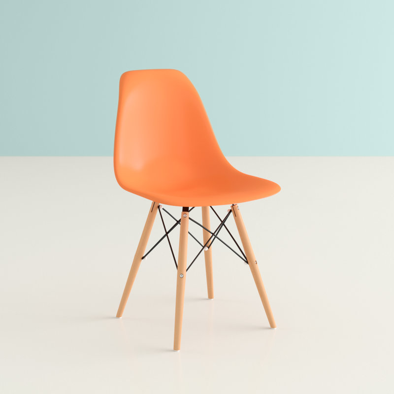 17.5'' H Side Chair, Orange
