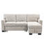 Chaise longue modulaire avec support de rangement et chargeur USB-693529144