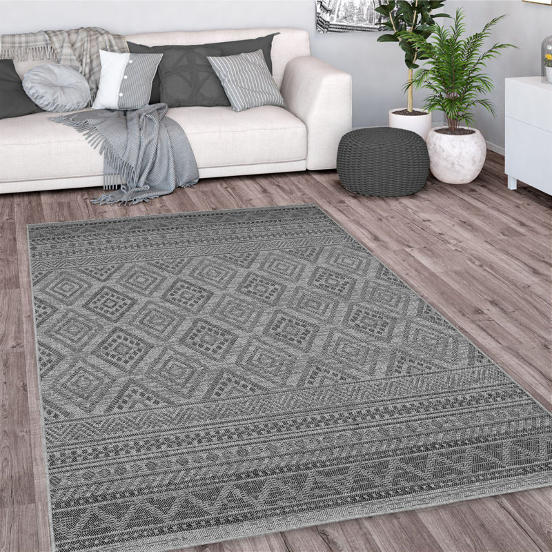 Saltville Moroccan Shag Area Rug, Square 150cm