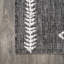 Tapis intérieur / extérieur noir / ivoire Muirhead Tribal Diamond Trellis-208744899
