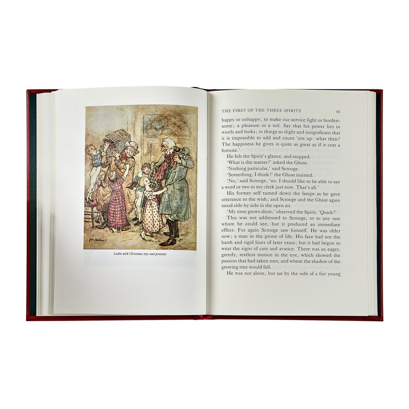 A Christmas Carol Leather Bound Book