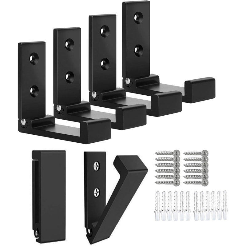 Penilopa Aluminium Wall Wall Hook, Black