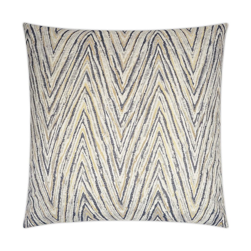 Coussin décoratif Nanga, Bleu, Rectangle H 14 po x l 24 po