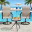 Ensemble de 2 chaises d'extérieur, chaises pivotantes-1005652573
