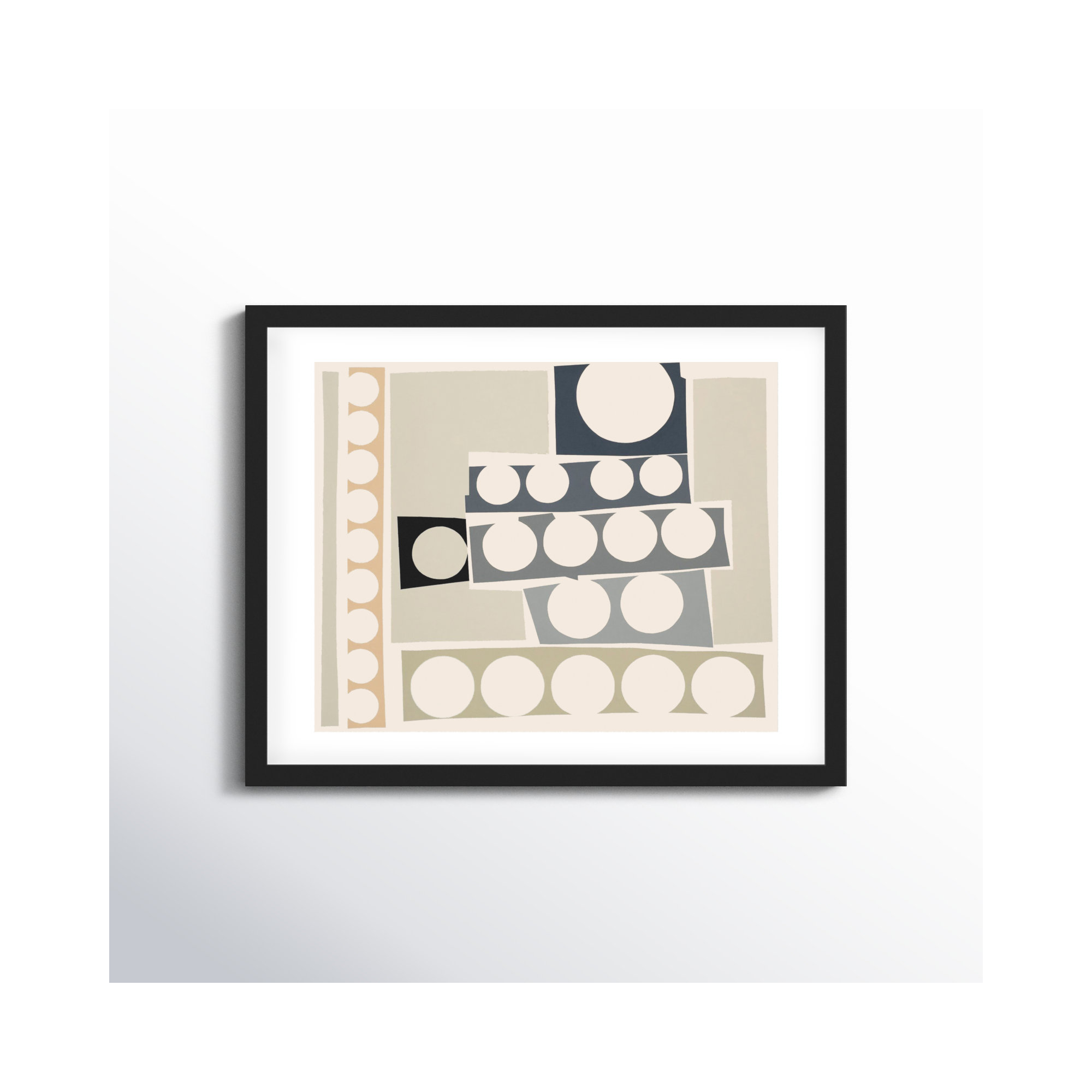 Cosmos 6.0 by Lee Lessem, 30" H x 38" W x 1.25" D, Black Framed