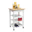 Lazro Solid Wood Top Kitchen Cart-366732901