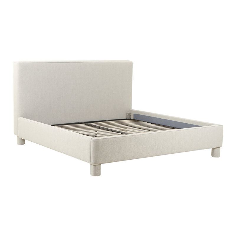 Ichigo Upholstered Bed, Queen, Light Grey