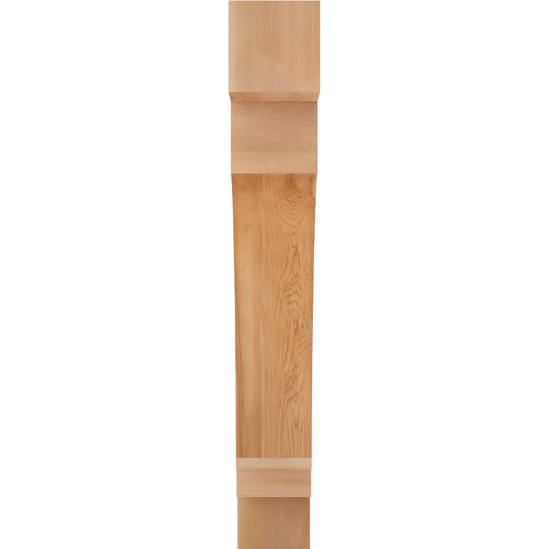Support de sciage brut 6 po x l 6 po x P 34 po x H 42 po Imperial Red Cedar, Cèdre rouge de l'Ouest (scié brut)