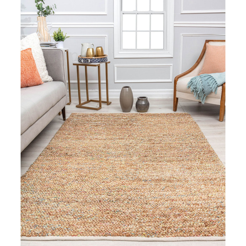 Tapis doré confettis Dorian Farmhouse, Rectangle 8 pi x 10 pi