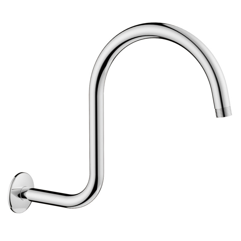 Bras de douche et bride de restauration 14 pouces Restoration, Argent