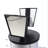 44 Pairs Glasses Display Stand  With Mirror 360° Rotating