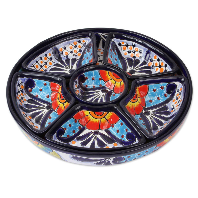 August Grove® Heisey Ceramic Divided Serving Dish