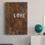 «Love Never Fails I», reproduction sur toile tendue-611159608