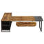 Bureau de direction en L avec armoire de rangement Elishia-812358231