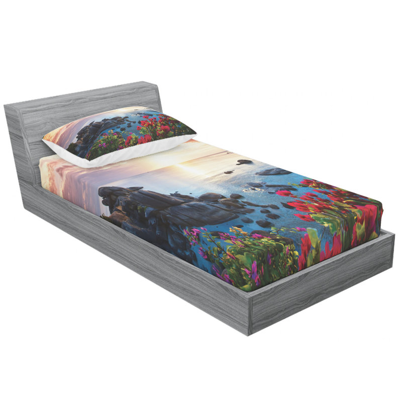 Microfiber Sheet Set, Twin XL Sheet Set with Fitted Sheet