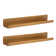 Tara 2 Piece Metal Floating Shelf