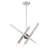 Reseda 6 - Light Dimmable Sputnik Modern Linear Chandelier-416872415