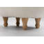 Upholstered Faux Fur Footstool