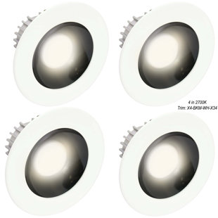 5'' Dimmable Air-Tight Standard Recessed Lighting Kit (Set of 4)