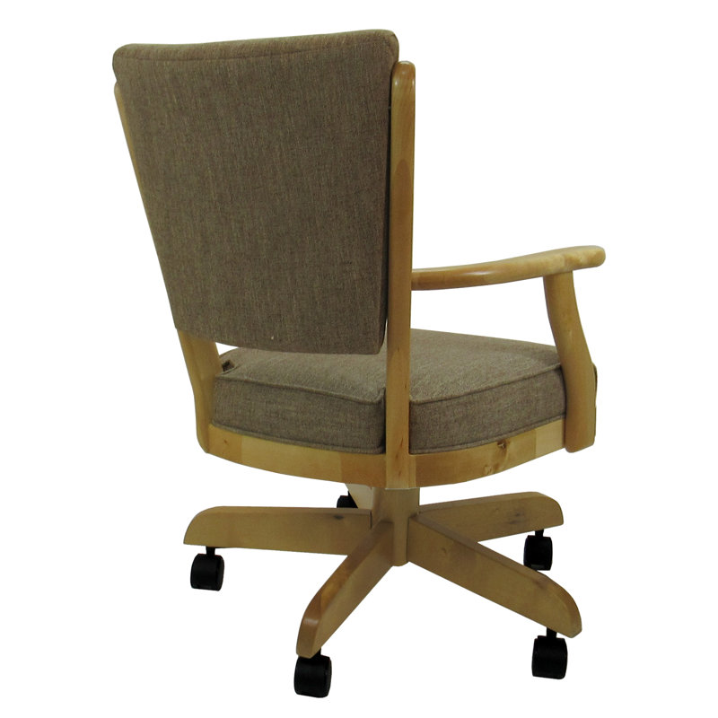 Chaise pivotante avec accoudoirs Eowyn, Anilos Lilly, Naturel