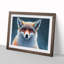 Blessed Fox - Single Picture Frame Print-1187621471-1187621464