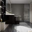 Ensemble de meuble-lavabo double mural Romer-734942759