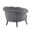 Upholstered Cotton Blend Armchair-47499449