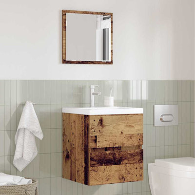  Bathroom Cabinet 41 X 38.5 X 45 Cm Engineered Wood