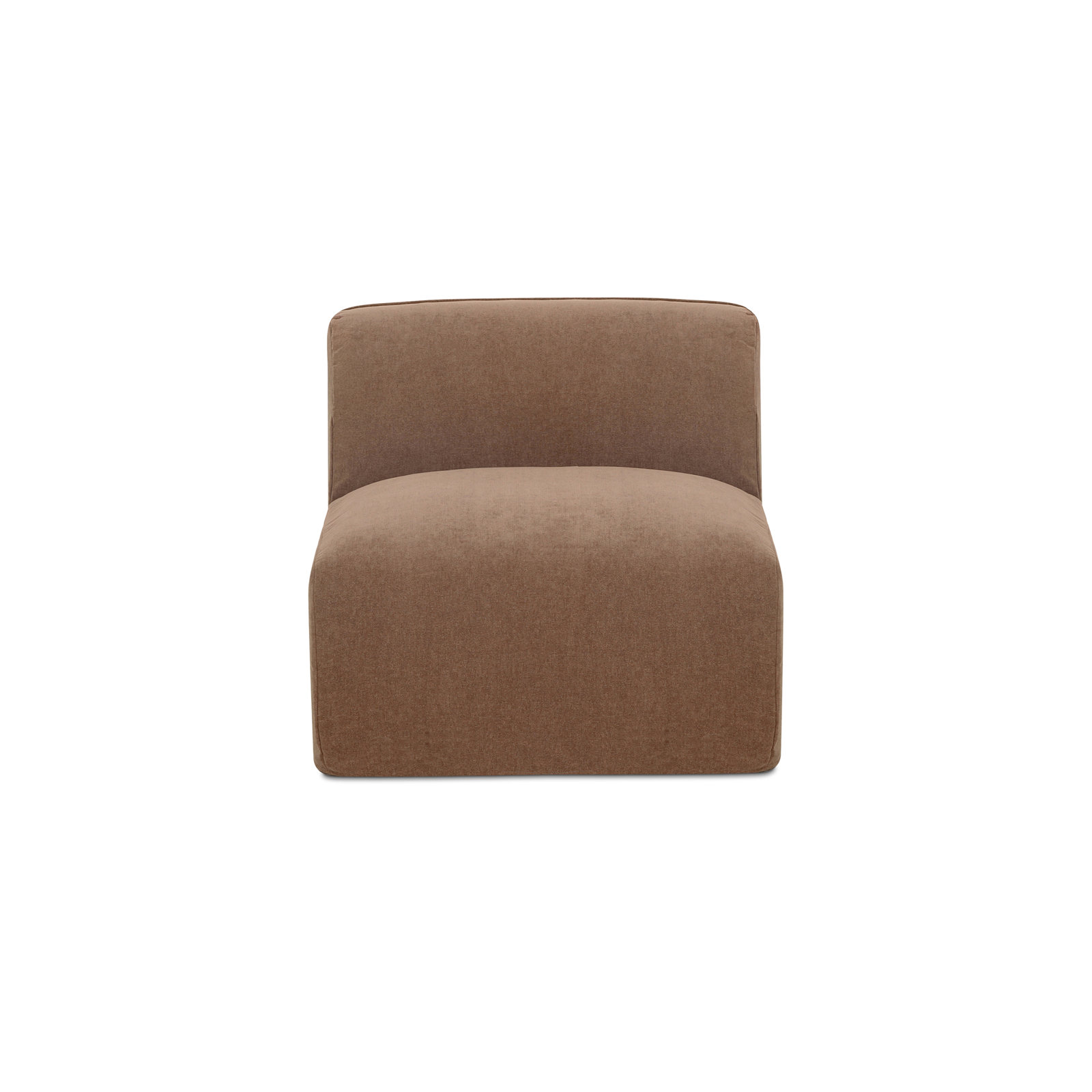 Wilde Slipper Chair, Latte Loft Canvas