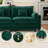 Modular Sectional Sofa With A Ottoman/smart Charging Module/throw Pillow (green)-129156931-129156933