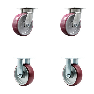 Kingpinless Swivel Caster