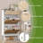 Shoe Storage Cabinet With 2 Flip Drawers, Metal Legs-364974088
