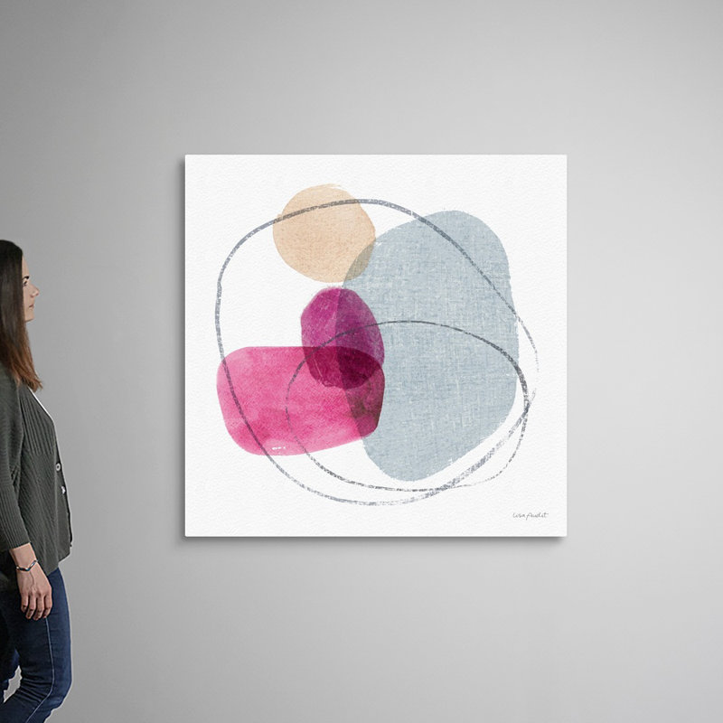 «Think Pink 08» par Lisa Audit - reproduction d'art, Toile tendue, H 48 po x l 48 po x P 1,25 po