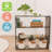 ECR4Kids Streamline 3-Shelf Storage Cabinet, 36in High, Double-Sided Display-101364939