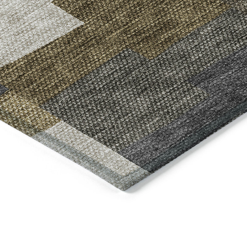 Tapis rond beige 8 po