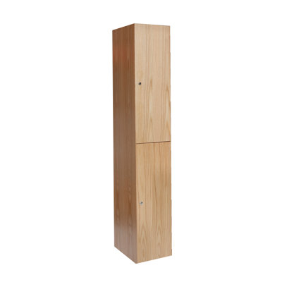 Casier gym à 2 niveaux 1 wide All-Wood Club