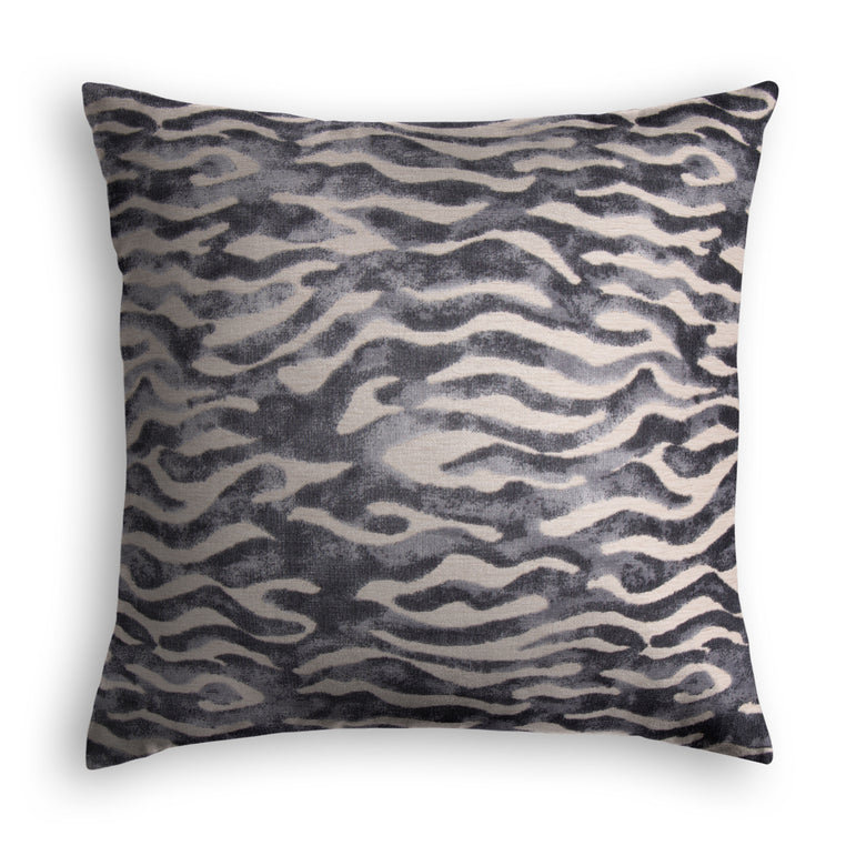 Animal Print Reversible Throw Pillow, Beige, 24"H x 24"W