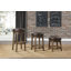 Tabouret pivotant et court en bois massif Hassanah-160697596-177031226
