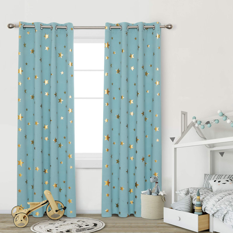Adesuwa Blackout Curtain Pair, 55cm Width x 260cm Drop