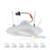 5/6" Gimbal Lens Eyeball Light LED Retrofit Selectable CCT Remodel Recessed Lighting Kit